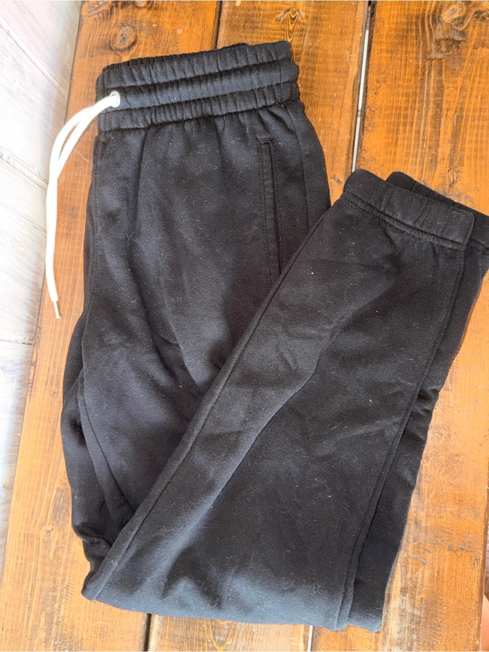 GAP Black Fleece-Lined Sweatpants NWOT